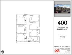 400 Lake Cook Rd, Deerfield, IL for rent Floor Plan- Image 1 of 7