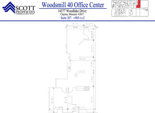 14377 Woodlake Dr, Chesterfield, MO for rent Floor Plan- Image 1 of 11