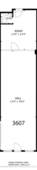 3601-3615 W Colfax Ave, Denver, CO for rent - Floor Plan - Image 2 of 10