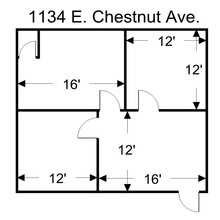 1126-1140 E Chestnut Ave, Santa Ana, CA for rent Floor Plan- Image 2 of 13