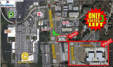 5501 Highway 280, Birmingham, AL - aerial  map view