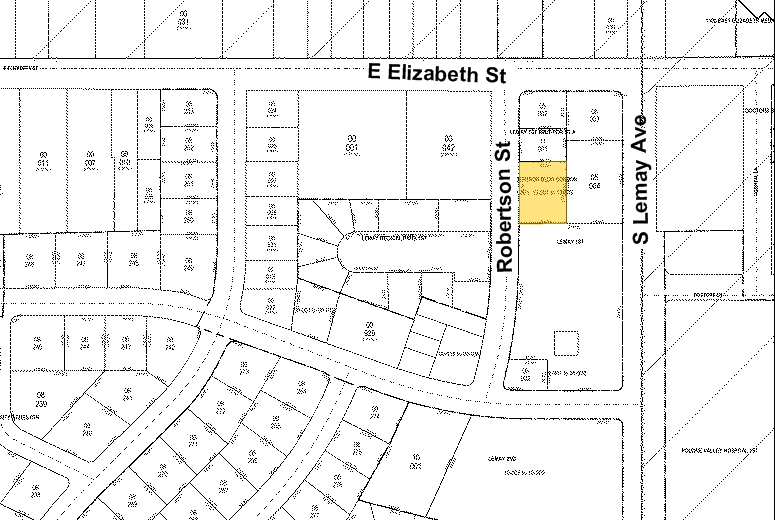 1006 Robertson St, Fort Collins, CO for rent - Plat Map - Image 2 of 6