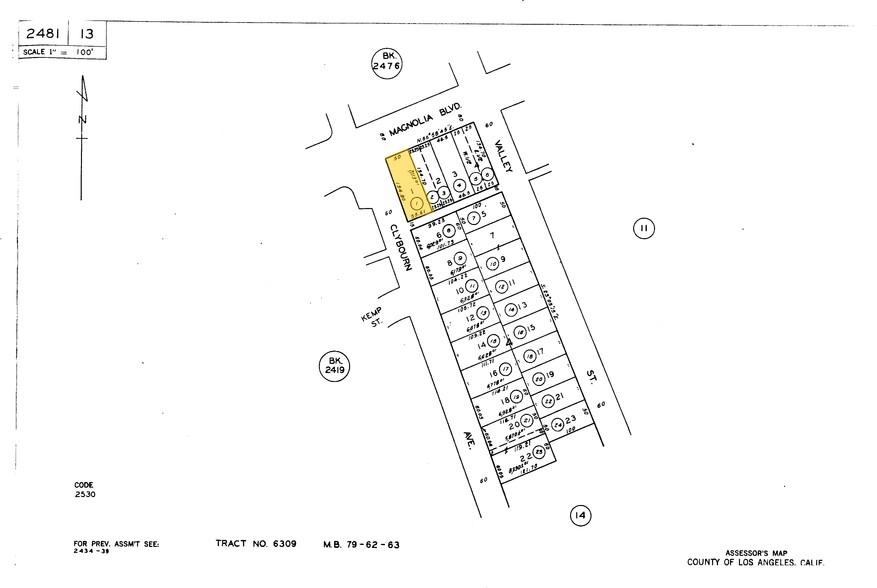 4420 W Magnolia Blvd, Burbank, CA for rent - Plat Map - Image 2 of 19