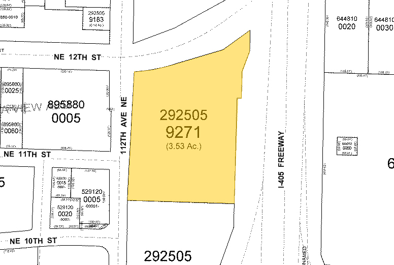 1110 112th Ave NE, Bellevue, WA for sale - Plat Map - Image 1 of 1