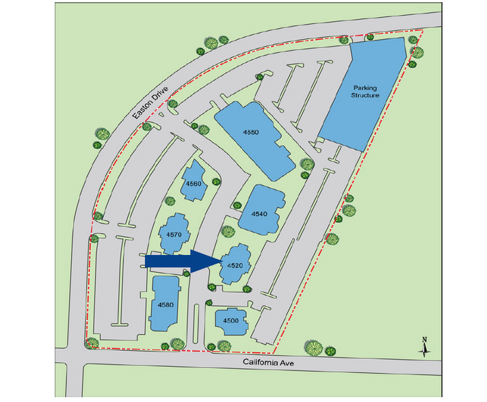 4520 California Ave, Bakersfield, CA for rent - Site Plan - Image 2 of 2