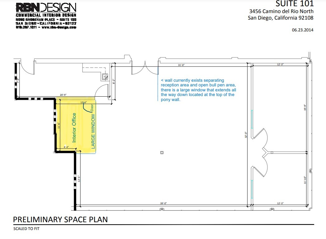 3456 Camino del Rio N, San Diego, CA for rent Floor Plan- Image 1 of 1