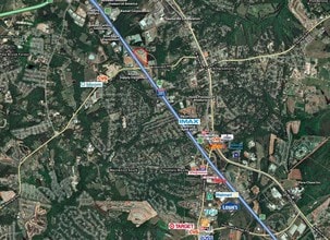 100-130 Allawood Ct, Simpsonville, SC - AERIAL  map view