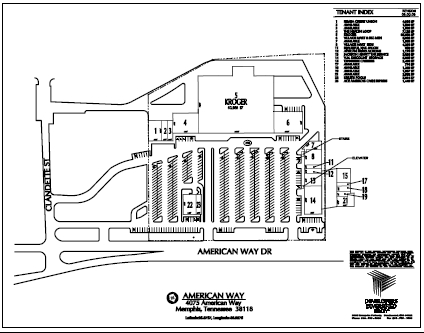 4075 American Way, Memphis, TN for rent - Site Plan - Image 3 of 6