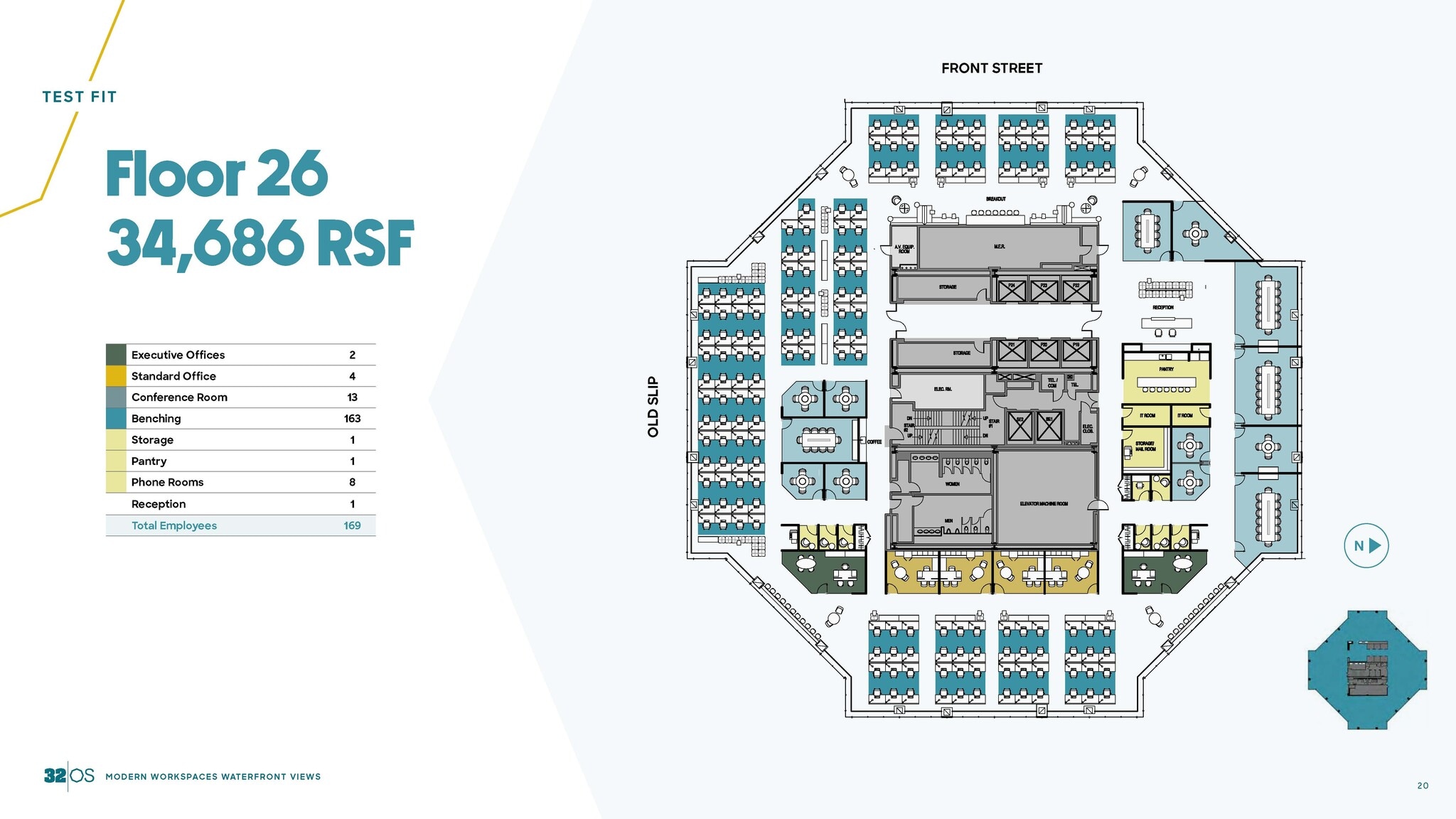 32 Old Slip, New York, NY to rent Floor Plan- Image 1 of 5