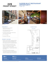 229 Front St, New York, NY for rent Floor Plan- Image 1 of 1