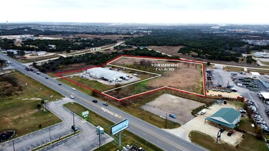 10355 Hwy 29 W, Liberty Hill, TX - aerial  map view - Image1