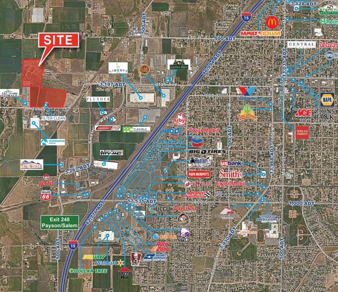 West 200 South, Payson, UT for sale - Aerial - Image 2 of 2