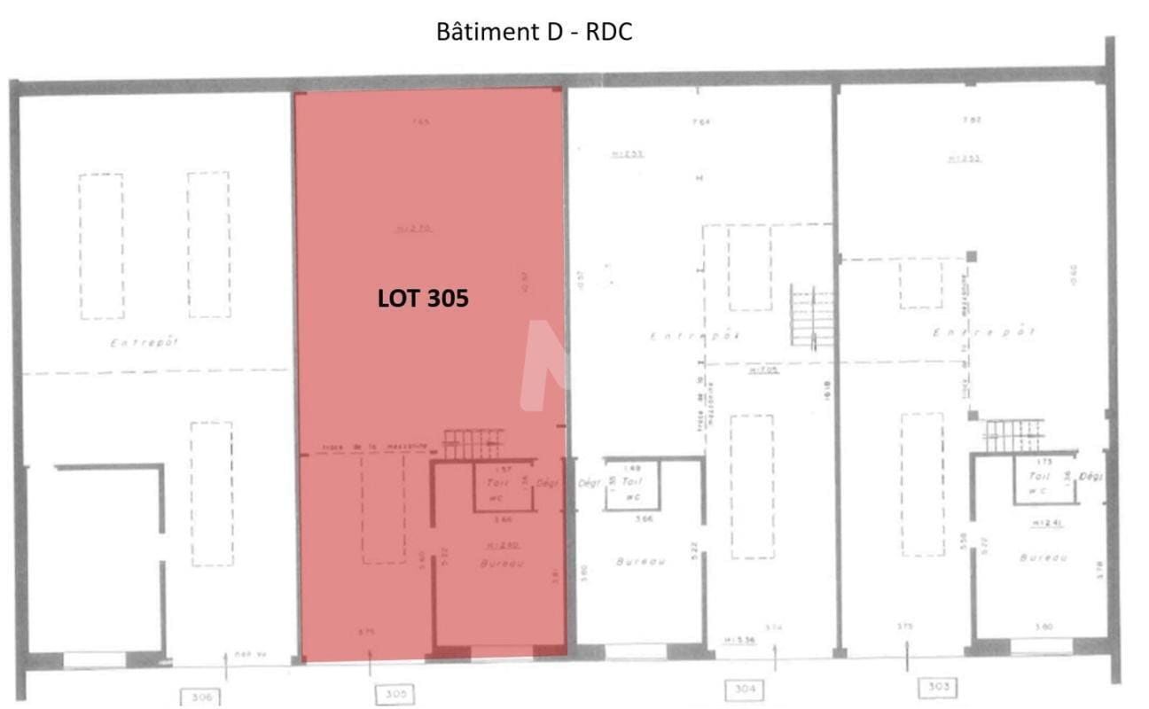 Light Industrial in Lisses to rent Floor Plan- Image 1 of 8