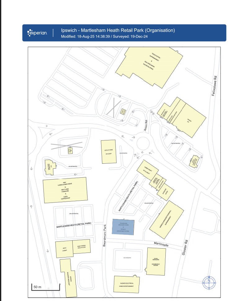Beardmore Park, Ipswich to rent Goad Map- Image 1 of 1