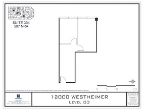 12000 Westheimer Rd, Houston, TX for rent Site Plan- Image 1 of 1