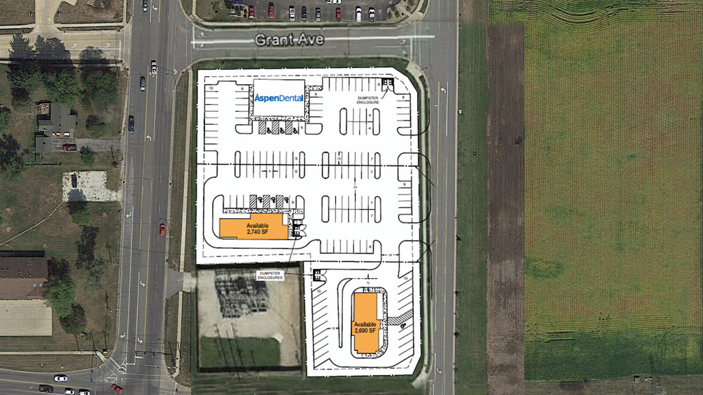 100 N Seminary St, Galesburg, IL for rent - Site Plan - Image 3 of 4