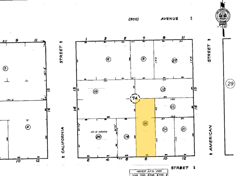 525 E Channel St, Stockton, CA for rent - Plat Map - Image 2 of 17