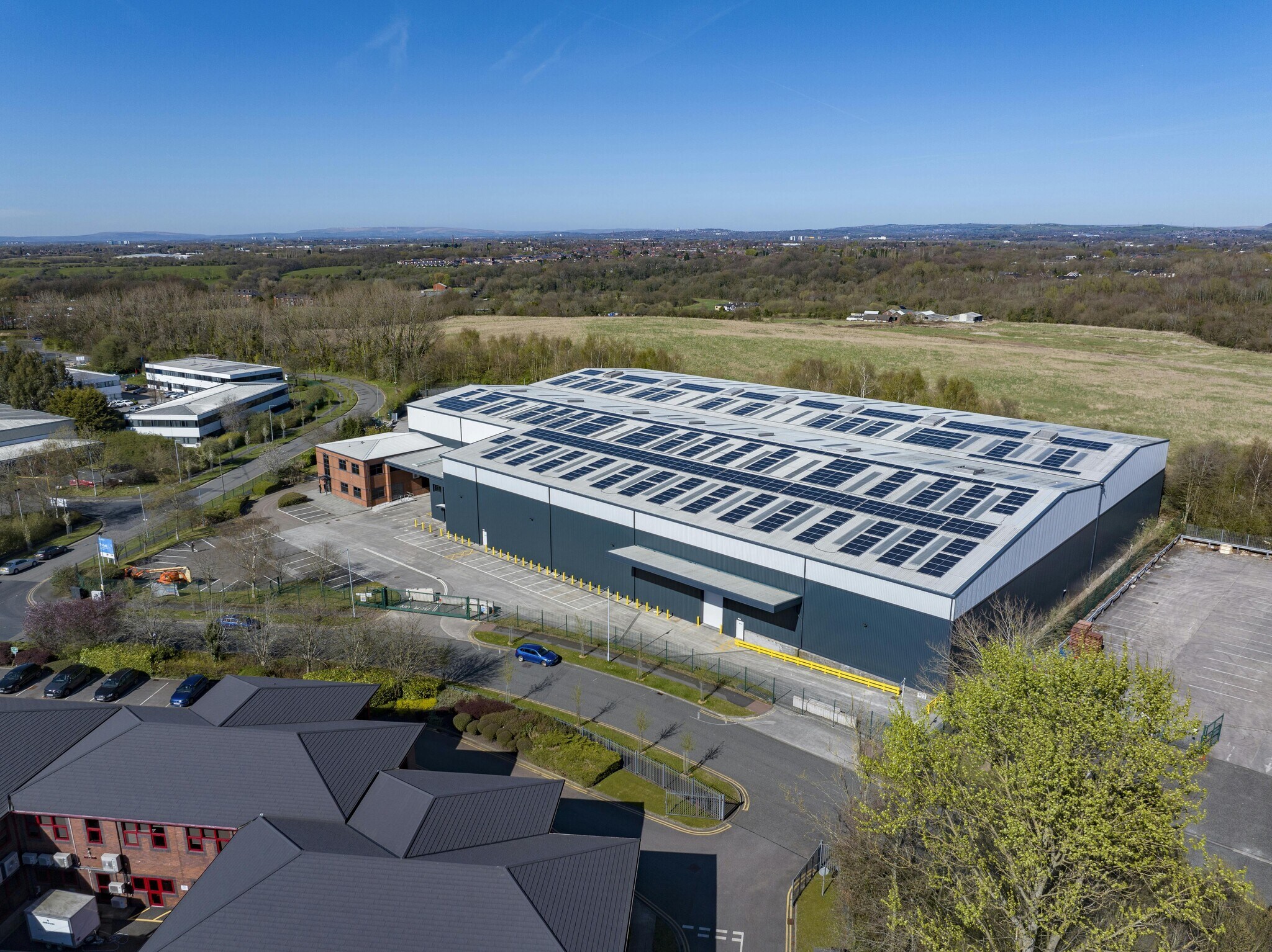 Bredbury Park Way, Stockport to rent Aerial- Image 1 of 2