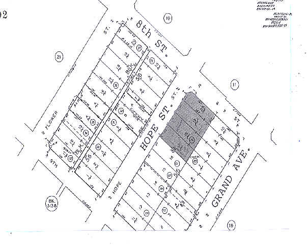 800 S Hope St, Los Angeles, CA for sale - Plat Map - Image 1 of 1