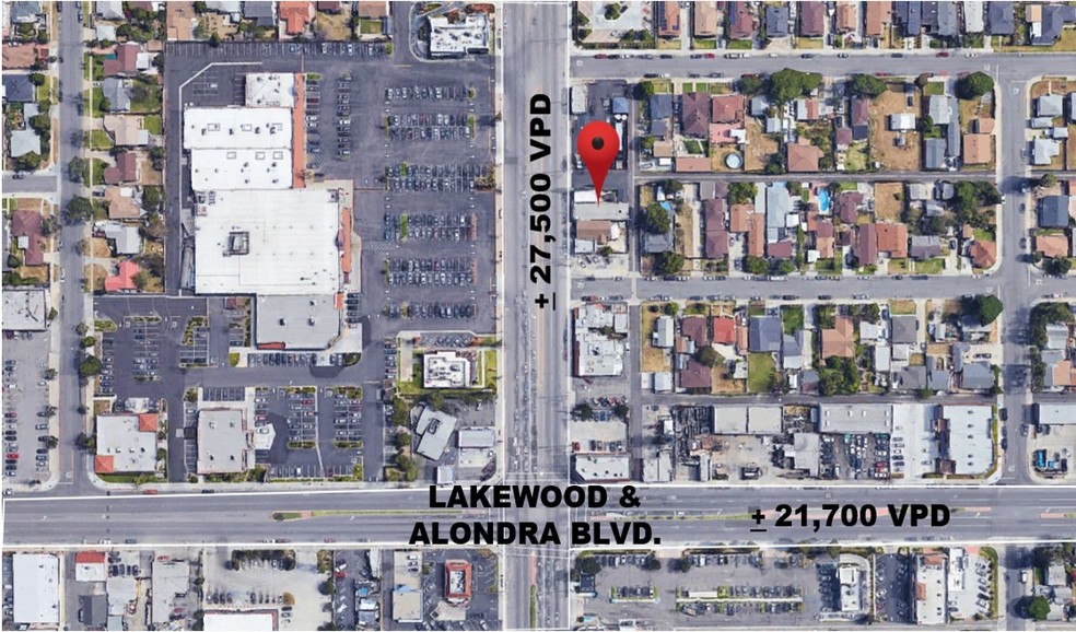 16109 Lakewood Blvd, Bellflower, CA for sale - Aerial - Image 1 of 1