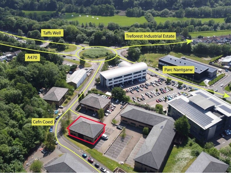 Cefn Coed, Cardiff to rent - Aerial - Image 2 of 2