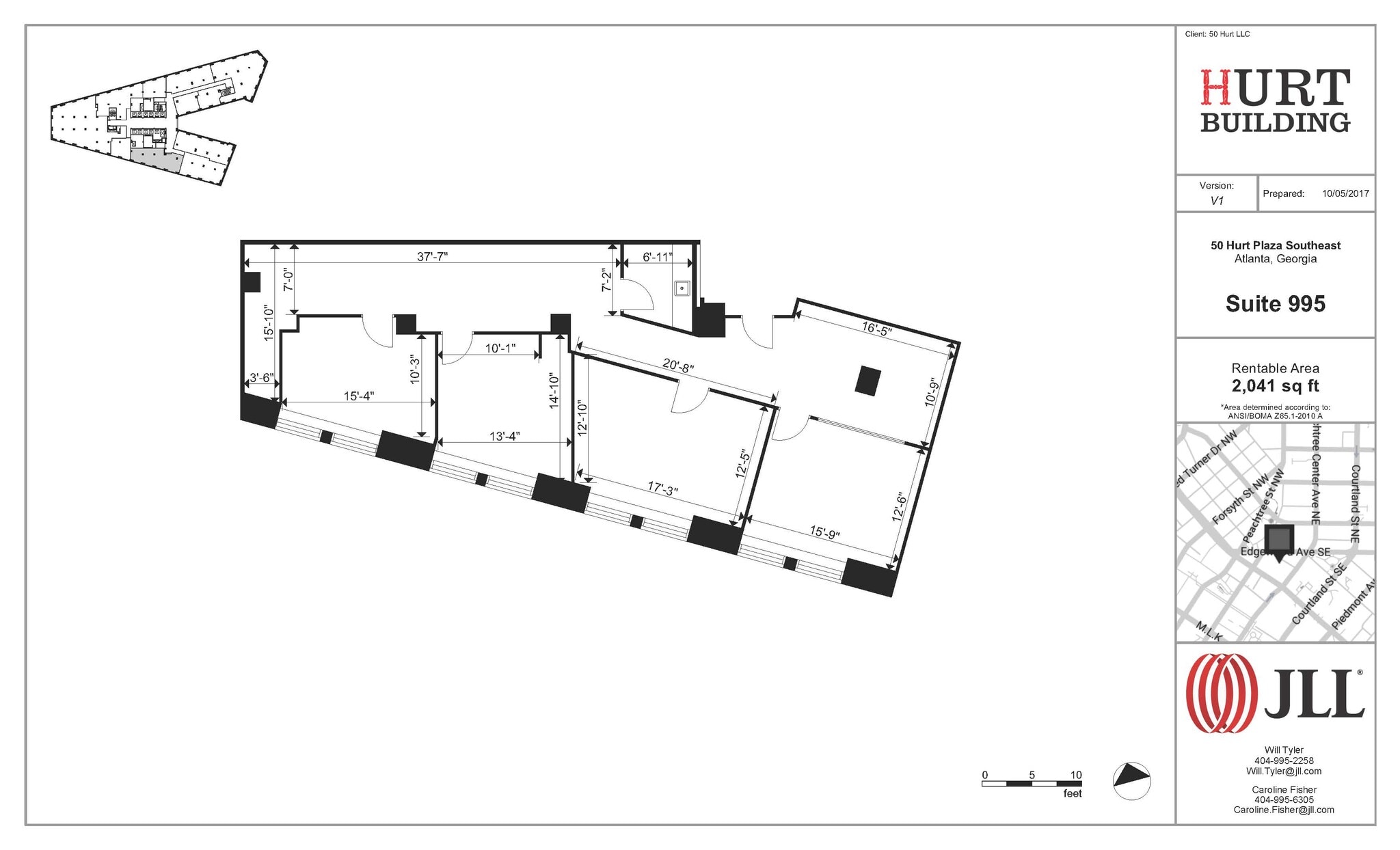 50 Hurt Plz SE, Atlanta, GA to rent Floor Plan- Image 1 of 1