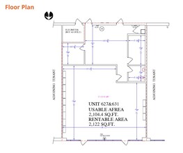 615-647 Shawcliffe Gate SW, Calgary, AB for rent Floor Plan- Image 1 of 2