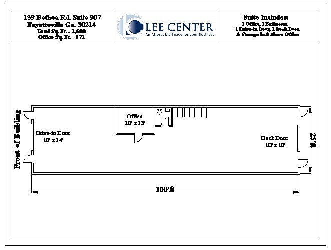 139 Bethea Rd, Fayetteville, GA for rent - Floor Plan - Image 3 of 5