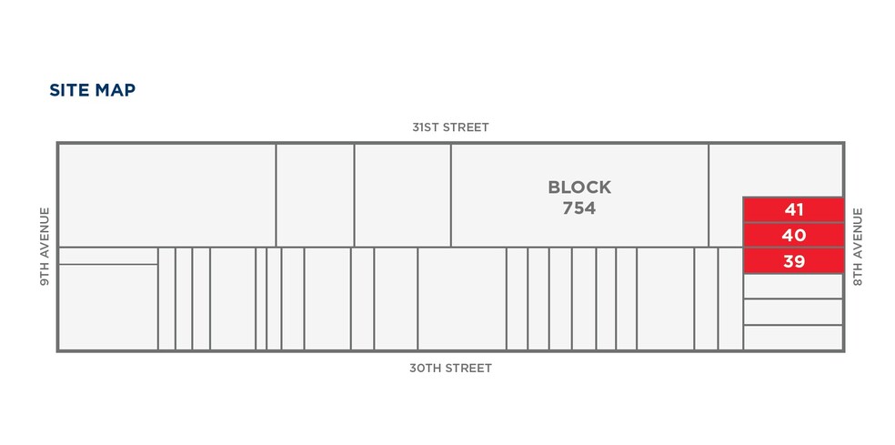 409-413 8th Avenue: Development Site portfolio of 2 properties for sale on LoopNet.co.uk - Plat Map - Image 3 of 3