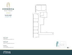 1717 Main St, Dallas, TX for rent Floor Plan- Image 2 of 2