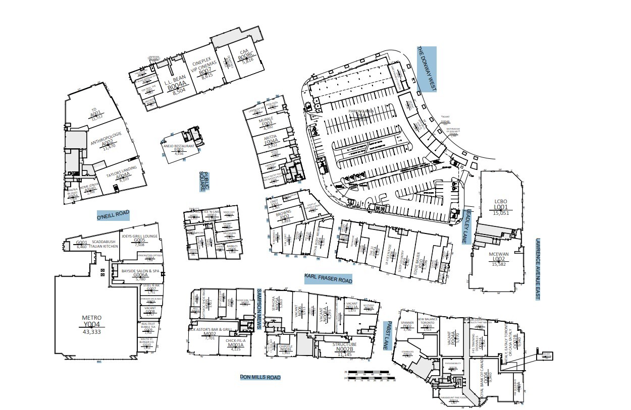 1050-1090 Don Mills Rd, Toronto, ON for rent Floor Plan- Image 1 of 1