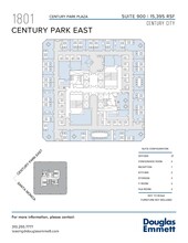 1801 Century Park E, Los Angeles, CA for rent Floor Plan- Image 1 of 1