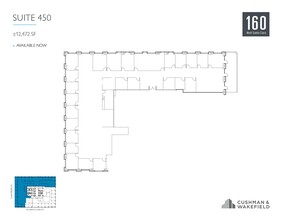 160 W Santa Clara St, San Jose, CA for rent Floor Plan- Image 1 of 1