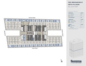 120 Broadway, New York, NY to rent Floor Plan- Image 2 of 4