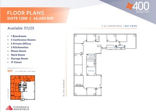 400 S El Camino Real, San Mateo, CA for rent Floor Plan- Image 1 of 1