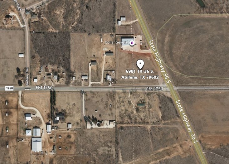 6981 Highway 36 South, Abilene, TX for sale - Aerial - Image 1 of 1