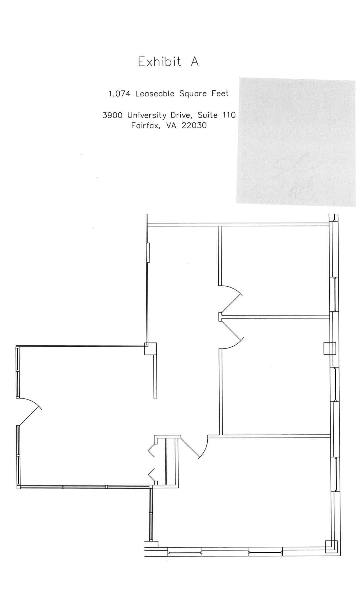 3900 University Dr, Fairfax, VA to rent Site Plan- Image 1 of 1