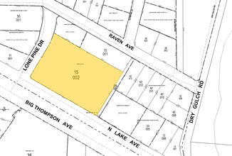 1701 N Lake Ave, Estes Park, CO for sale Plat Map- Image 1 of 1