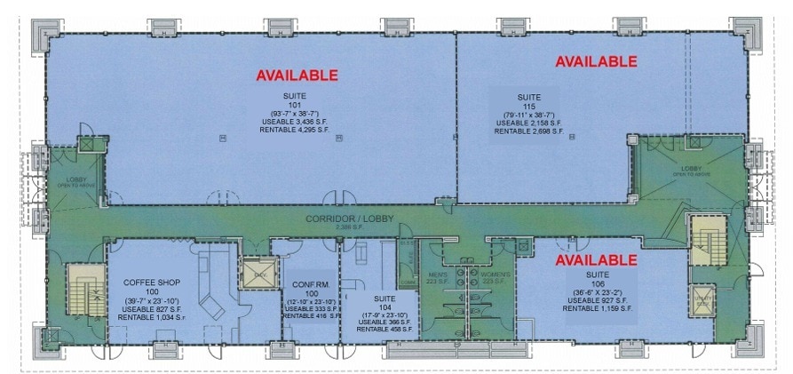 500 S Palm Canyon Dr, Palm Springs, CA to rent Floor Plan- Image 1 of 9