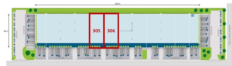 Office in SAINT-OUEN-L'AUMONE to rent - Site Plan - Image 3 of 3