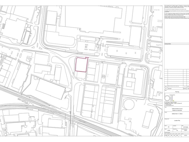 Land Stafford Park 11, Telford for sale - Site Plan - Image 3 of 3
