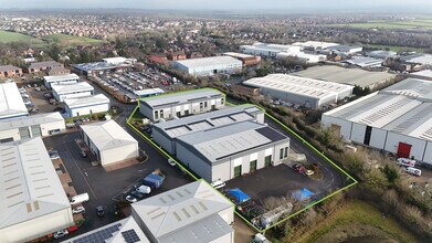 Northfield Rd, Southam, WAR - Aerial  map view