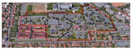 Vénissieux, RHO - Aerial  map view