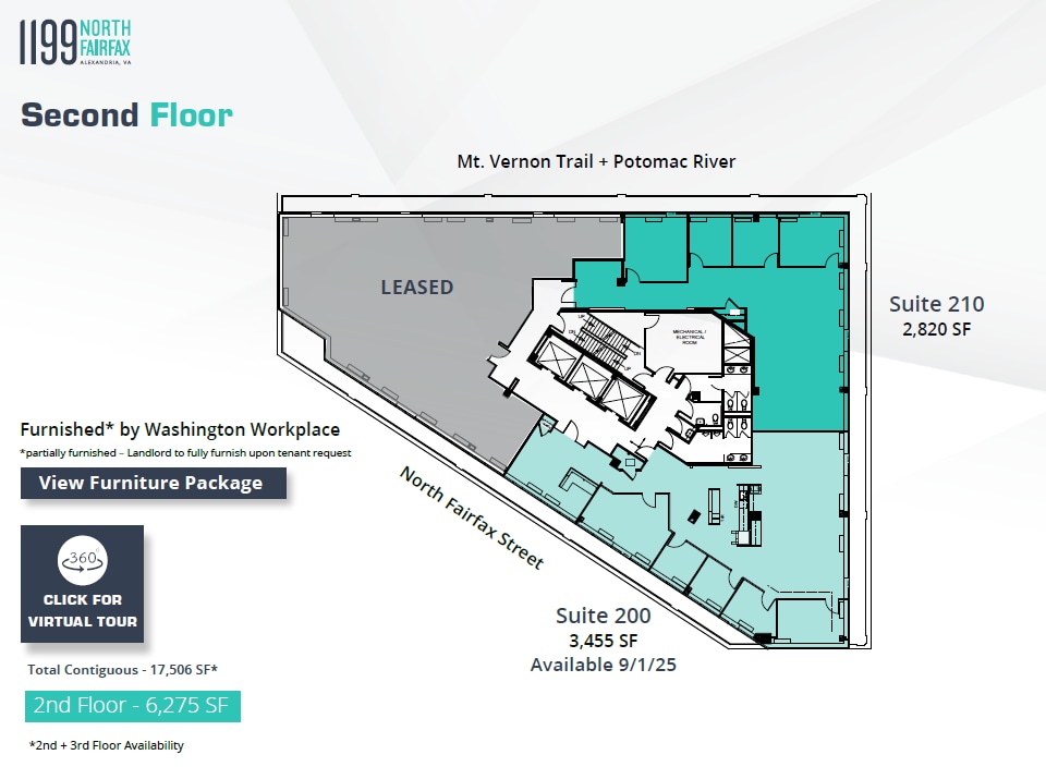 1199 N Fairfax St, Alexandria, VA to rent Floor Plan- Image 1 of 1