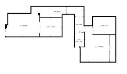 2510-2886 Rue de Salaberry, Montréal, QC to rent Floor Plan- Image 1 of 2
