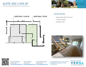 1245-1247 Milwaukee Ave, Glenview, IL for sale Floor Plan- Image 1 of 1