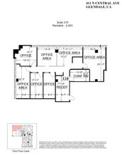 411 N Central Ave, Glendale, CA to rent Floor Plan- Image 1 of 1