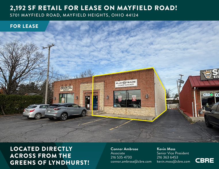 5701 Mayfield Rd, Mayfield Heights, OH for rent - Building Photo - Image 1 of 6