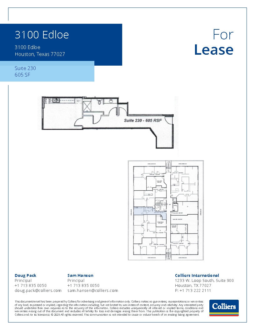 3100 Edloe St, Houston, TX to rent Floor Plan- Image 1 of 1