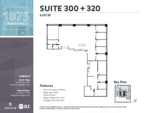 1875 Lawrence St, Denver, CO to rent Floor Plan- Image 2 of 2